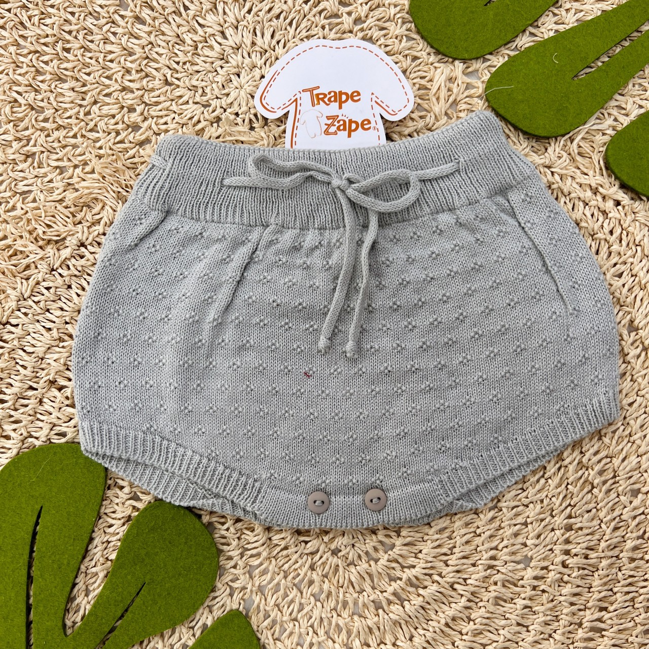 Tapa Fralda Linha Cinza